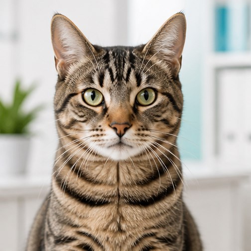 Gato atendido pela MediVet
